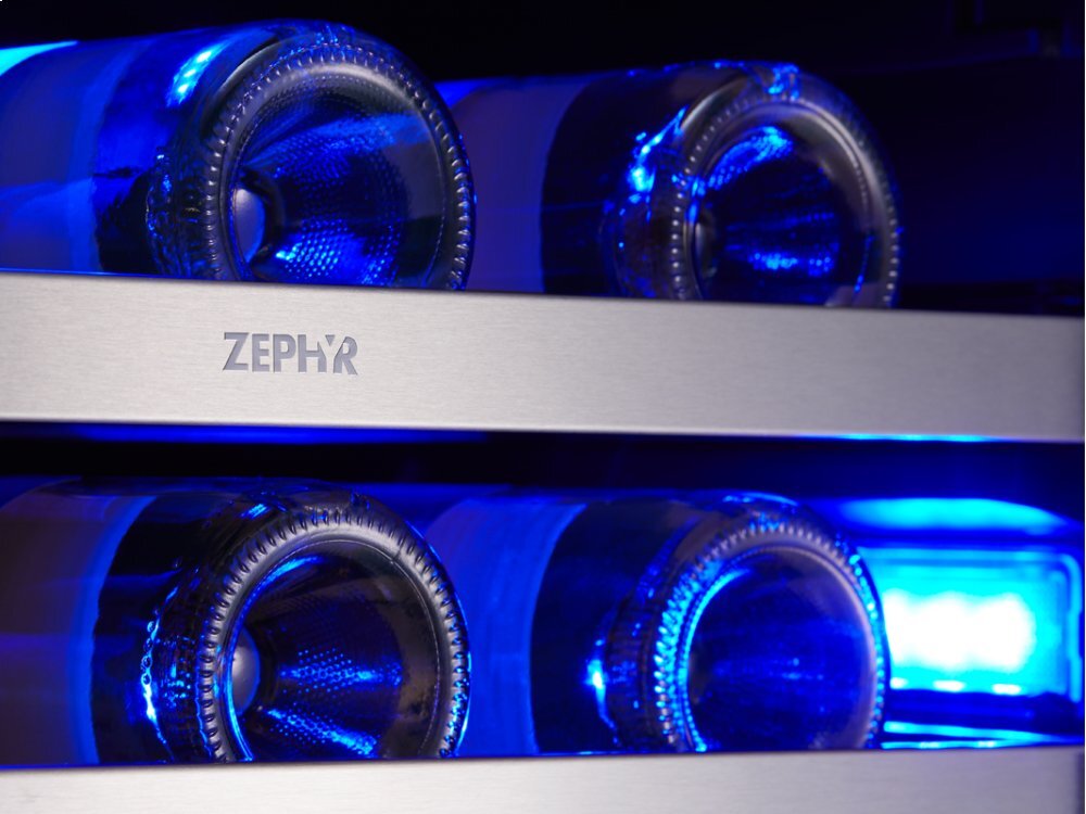 Zephyr PRW24F01AG 24" Single Zone Wine Cooler - Full Size