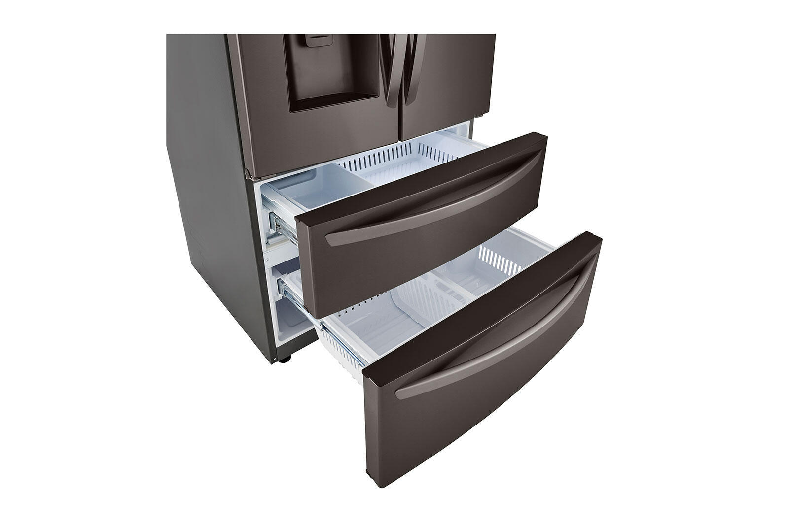 Lg LRMXC2206D 22 Cu Ft. Smart Counter Depth Double Freezer Refrigerator With Craft Ice™
