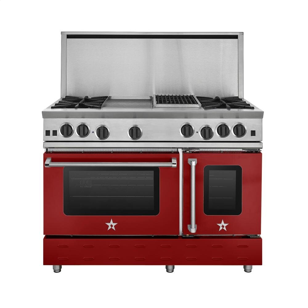 Bluestar RNB484GCBV2L 48" Rnb Series Range With A Griddle & Charbroiler