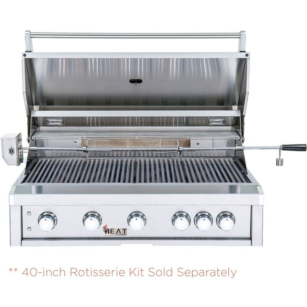 Heat Grills HTGR405LP Heat 40" 5-Burner Gas Grill W/ Infrared Burner - Lp