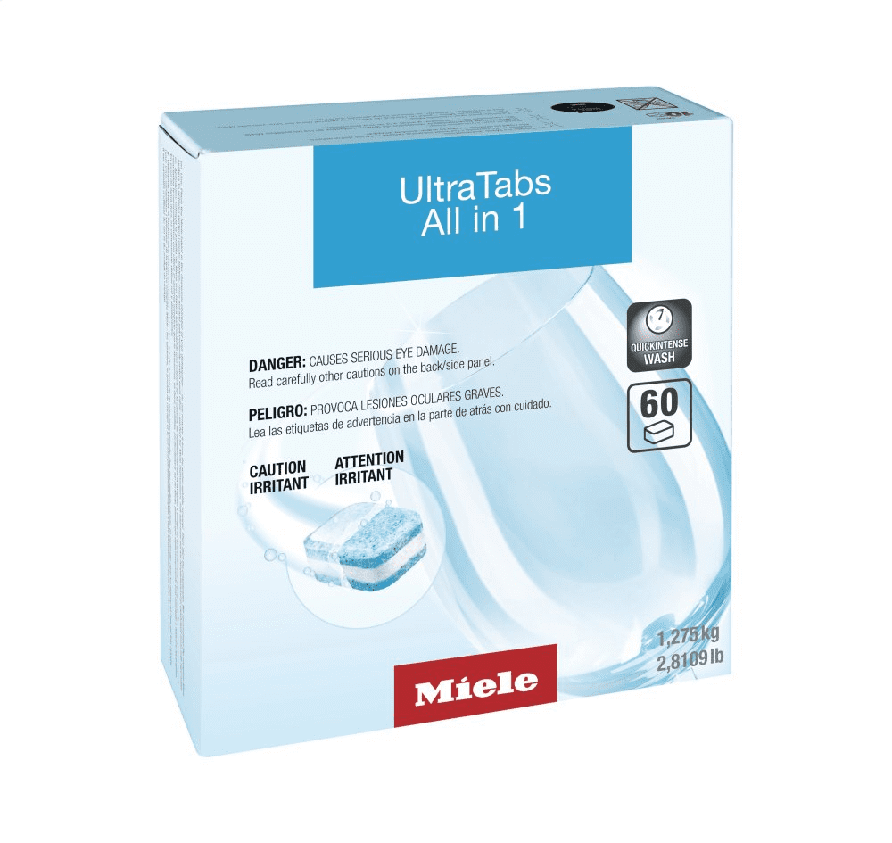 Miele GSCL0606T Gs Cl 0606 T - Ultratabs All In 1, 60 Tabs For Best Cleaning Results In Miele Dishwashers.