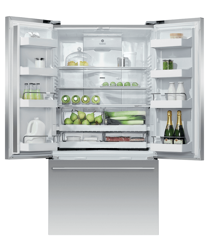 Fisher & Paykel RF201ADUSX5N Freestanding French Door Refrigerator Freezer, 36