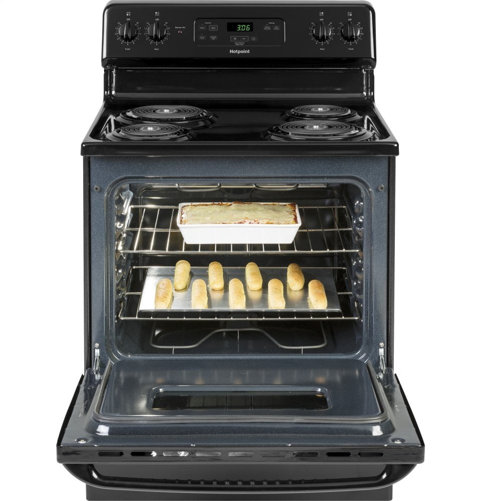 Hotpoint RBS360DMBB Hotpoint® 30" Free-Standing Standard Clean Electric Range