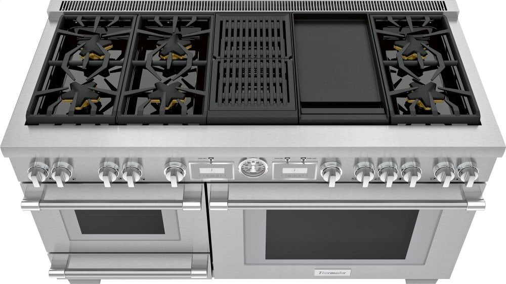 Thermador PRD606WCSG 60-Inch Pro Grand® Commercial Depth Dual Fuel Steam Range