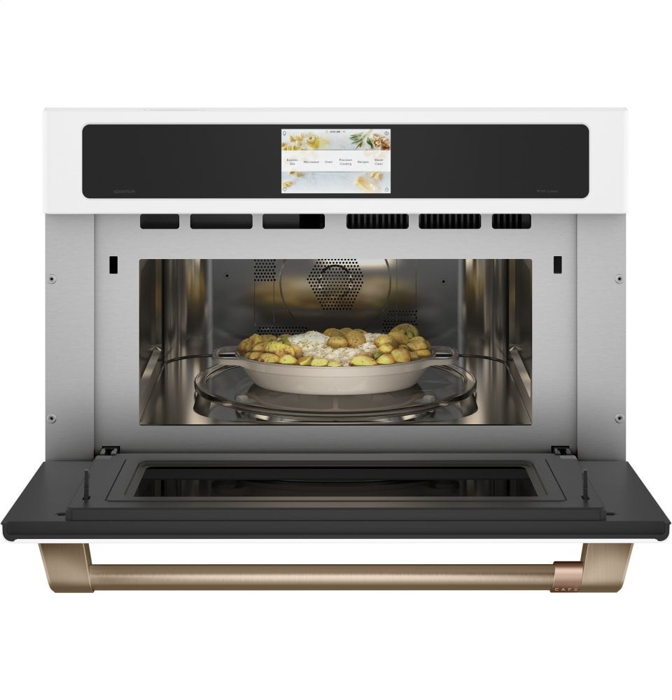 Cafe CSB913P4NW2 Café 30" Smart Five In One Oven With 120V Advantium® Technology
