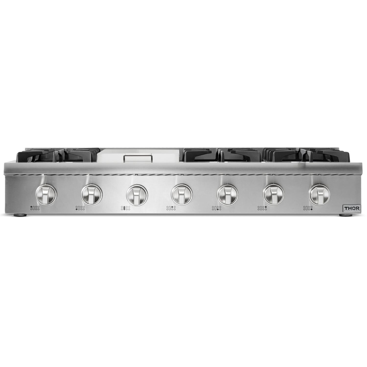 Thor Kitchen HRT4806ULP 48 Inch Professional Gas Rangetop In Stainless Steel - Liquid Propane
