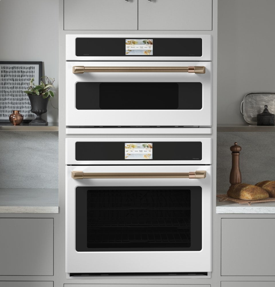 Cafe CSB913P4NW2 Café 30" Smart Five In One Oven With 120V Advantium® Technology
