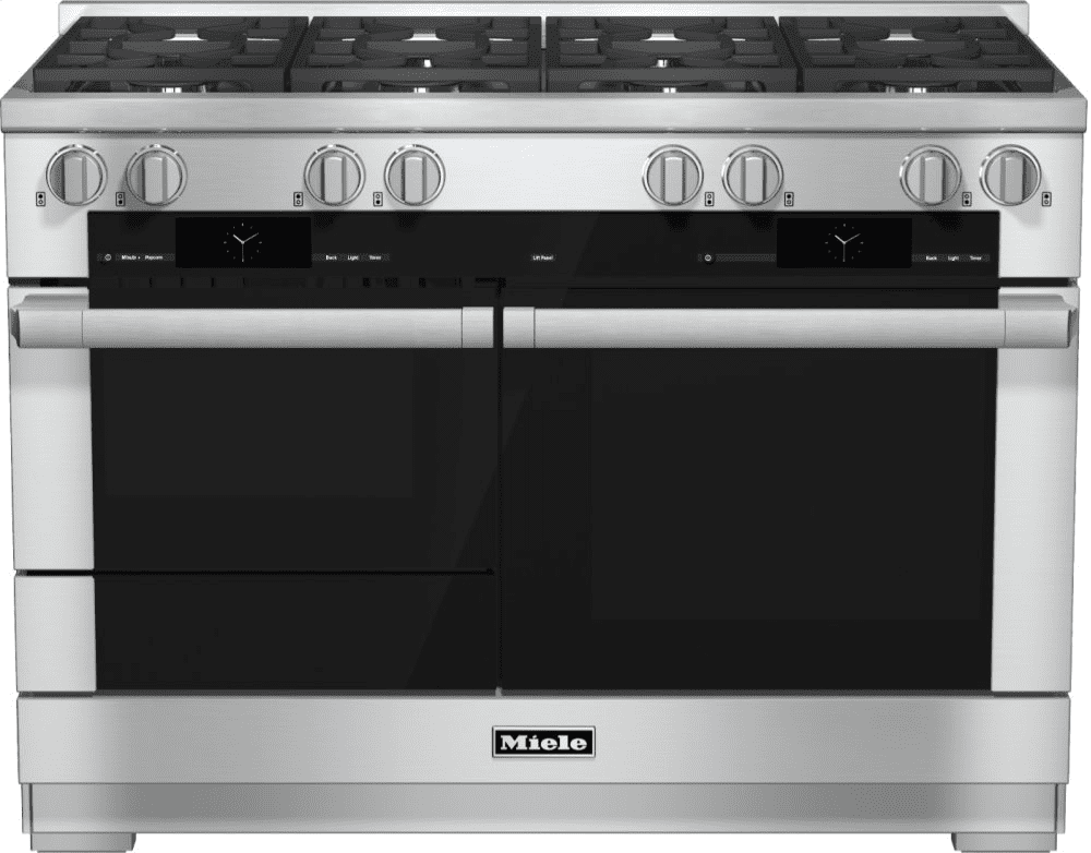 Miele HR19542LP 48 Inch Range Dual Fuel With M Touch Controls, Moisture Plus And M Pro Dual Stacked Burners