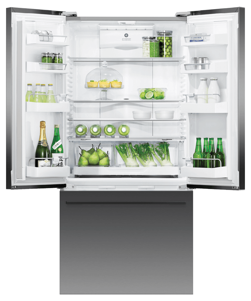Fisher & Paykel RF170ADUSB5 Freestanding French Door Refrigerator, 31", 17.5 Cu Ft, Ice & Water
