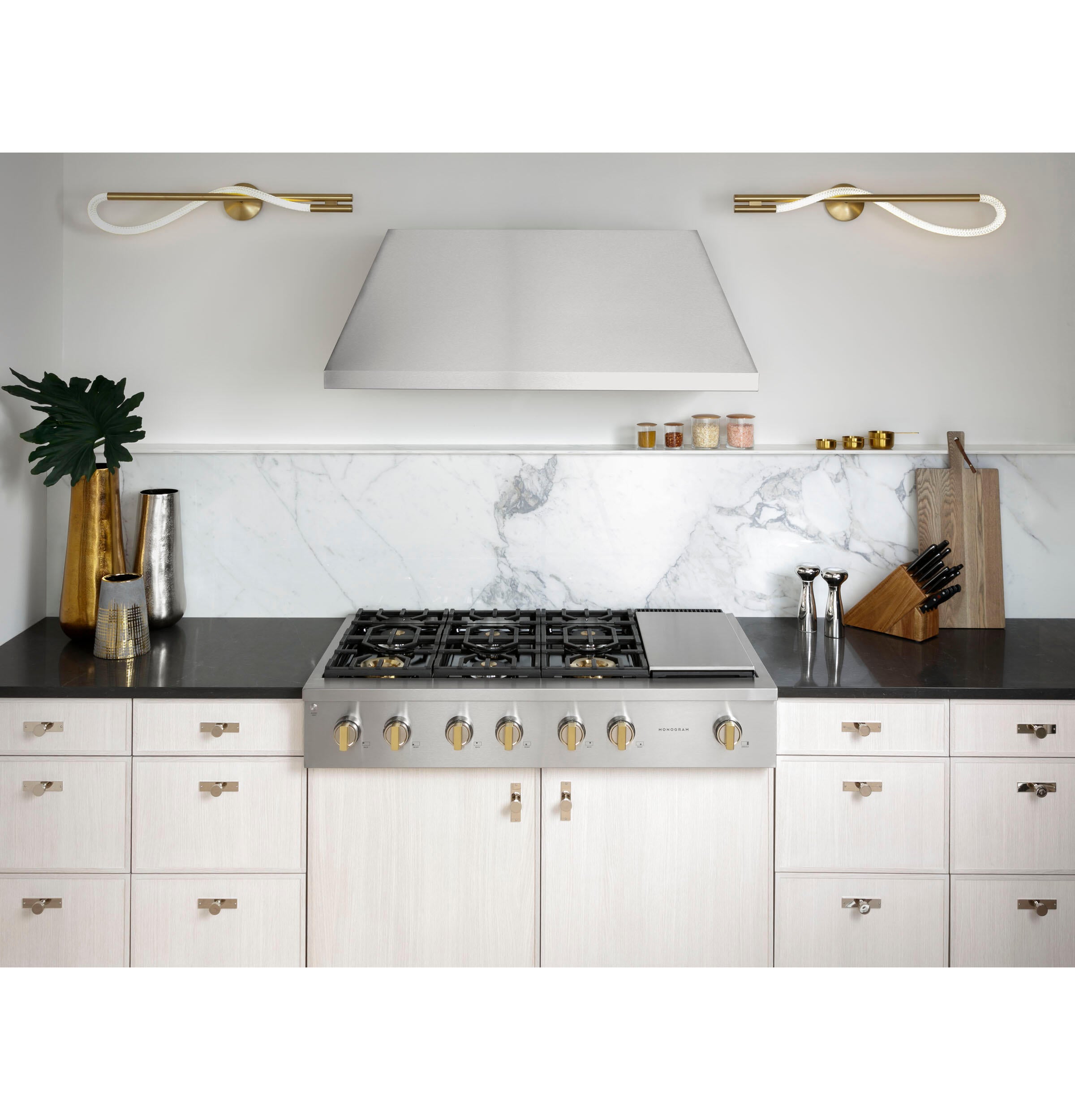 Monogram ZVW1480SPSS Monogram 48" Stainless Steel Professional Hood With Quietboost™ Blower