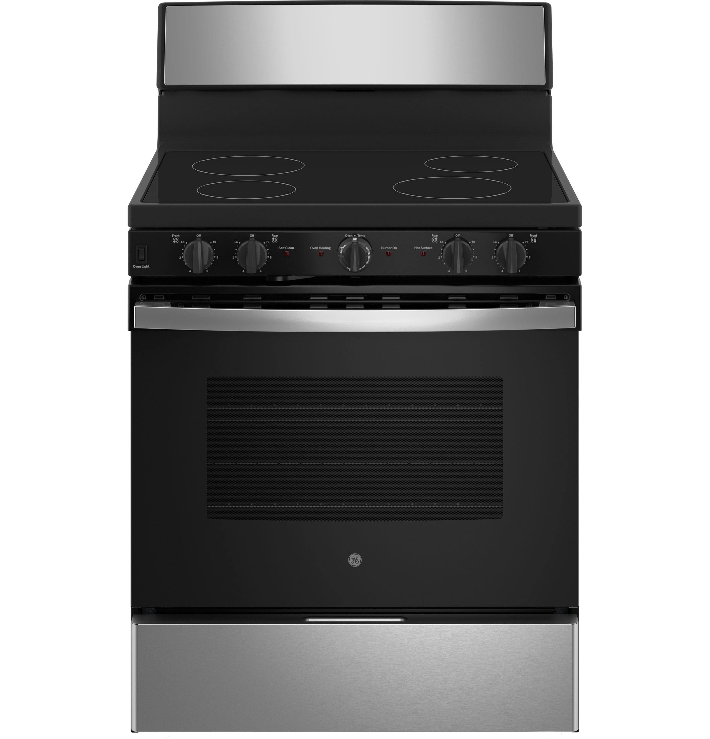 Ge Appliances JB480STSS Ge 30" Free-Standing Electric Radiant Smooth Cooktop Range