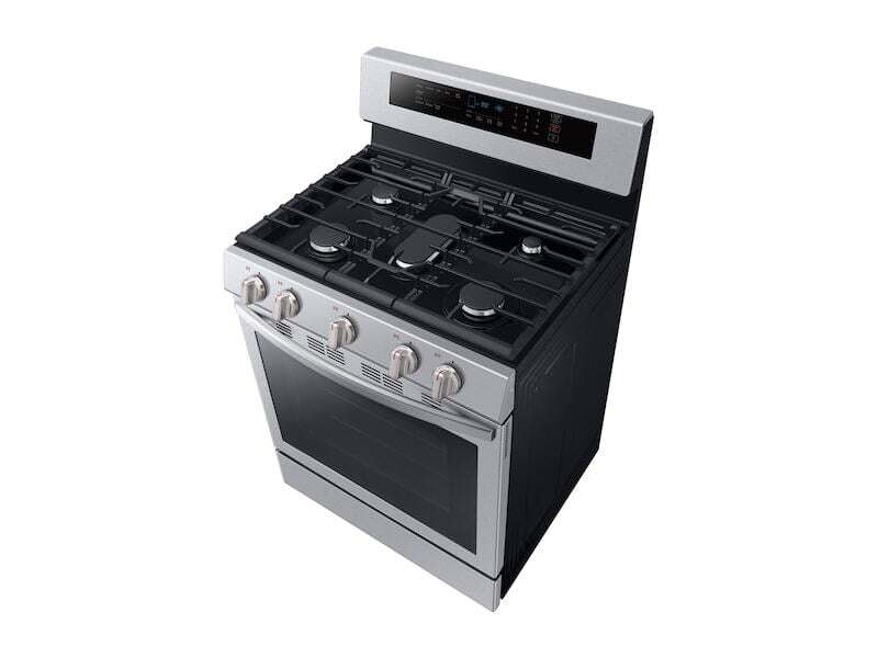 Samsung NX58R6631SS 5.8 Cu. Ft. Freestanding Gas Range With True Convection In Stainless Steel