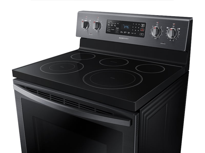 Samsung NE59T7511SG 5.9 Cu. Ft. Freestanding Electric Range With Air Fry And Convection In Black Stainless Steel