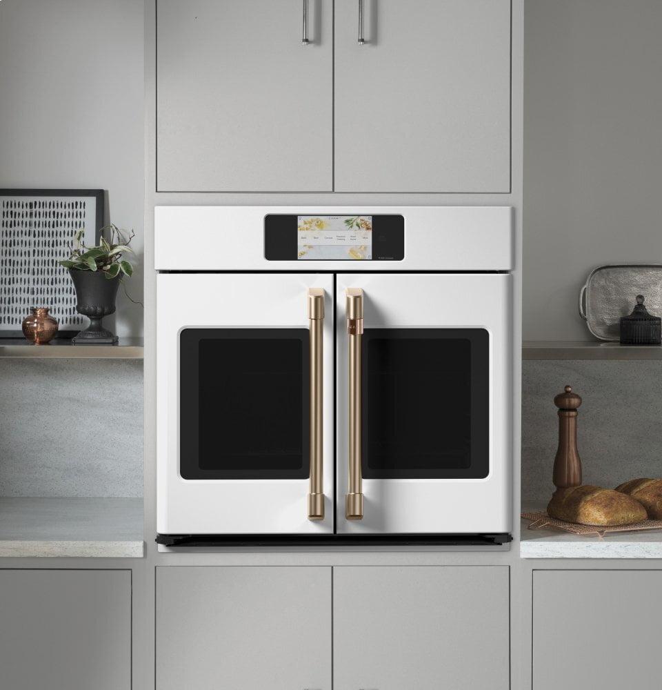 Cafe CTS90FP4NW2 Café Professional Series 30" Smart Built-In Convection French-Door Single Wall Oven
