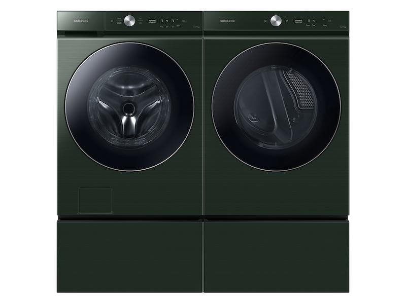 Samsung WE502NG Bespoke 27" Laundry Pedestal With Storage Drawer In Forest Green
