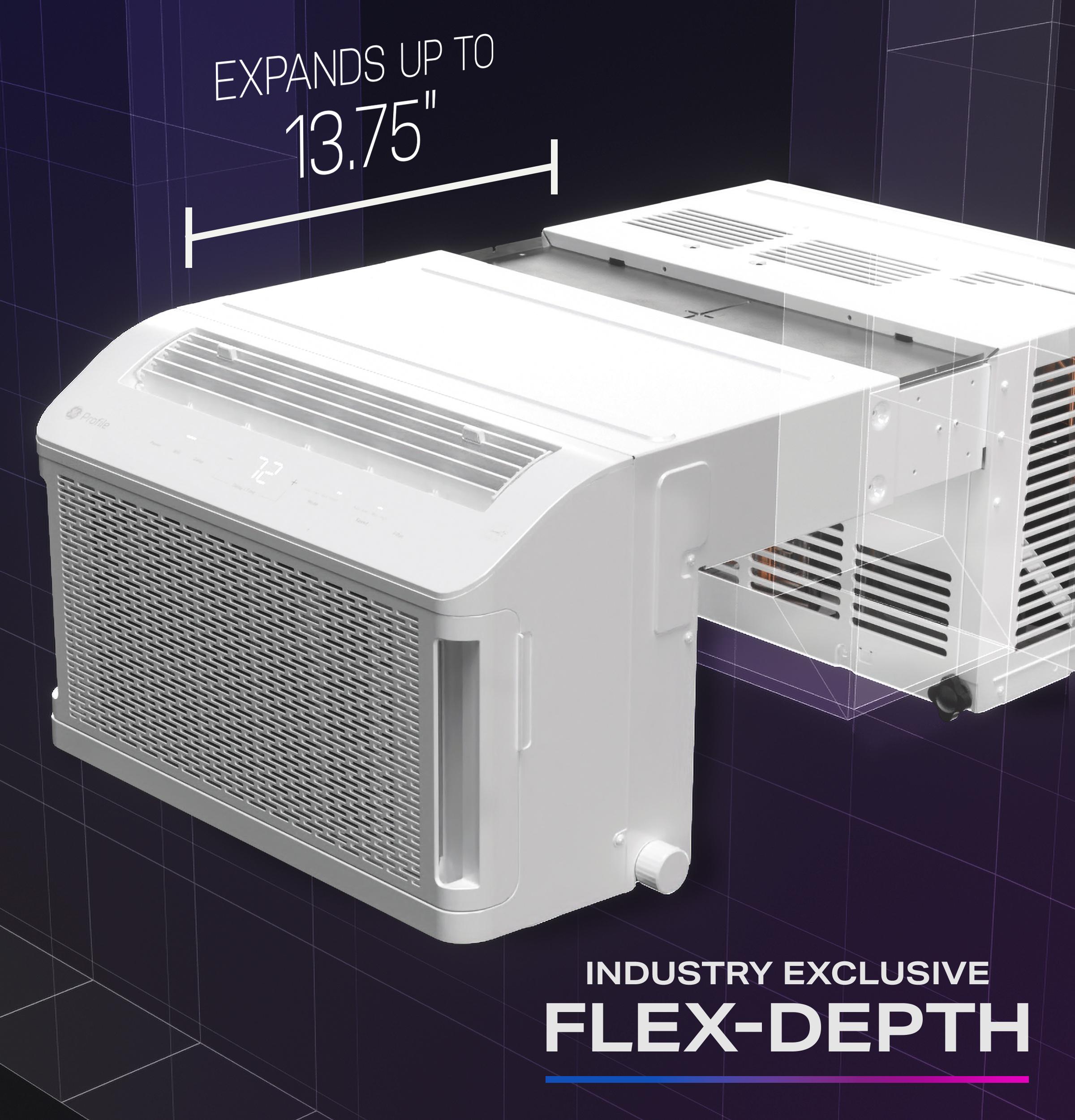 Ge Appliances PHNT10CC Ge Profile Clearview™ 10,300 Btu Inverter Smart Ultra Quiet Window Air Conditioner For Medium Rooms Up To 450 Sq. Ft.