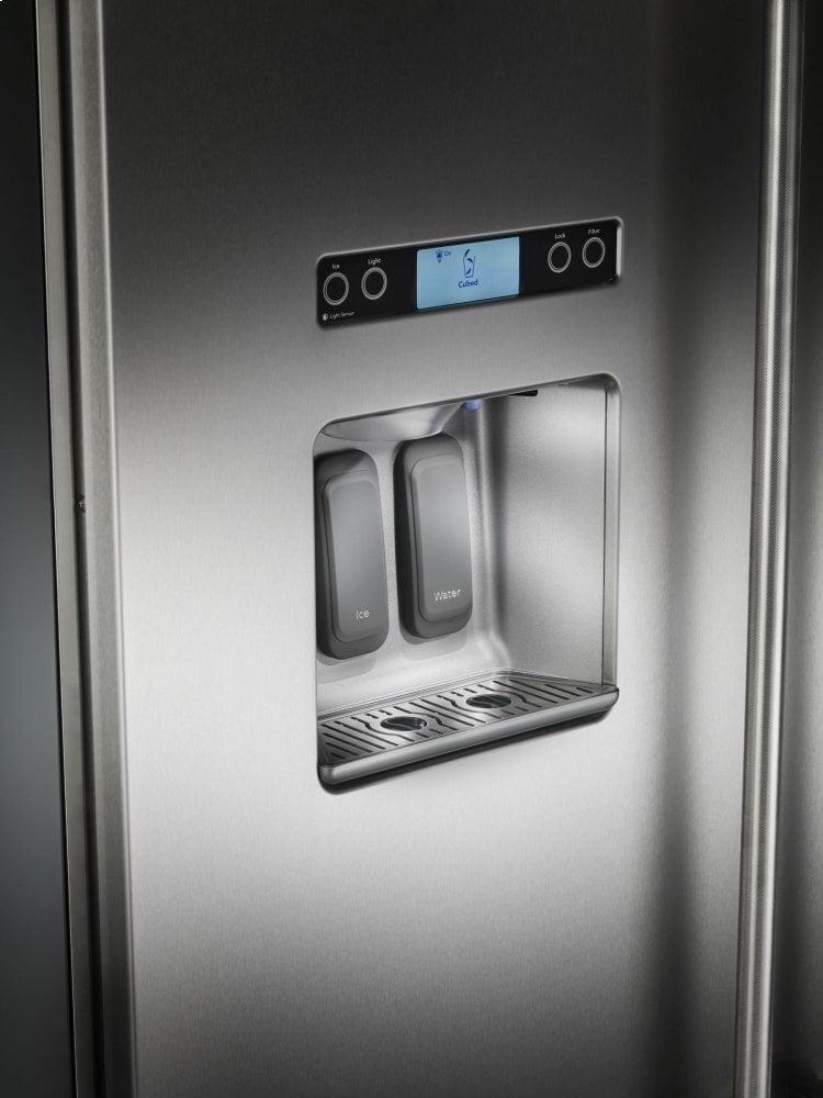 Kitchenaid KBSD618ESS 29.5 Cu. Ft 48-Inch Width Built-In Side By Side Refrigerator - Stainless Steel