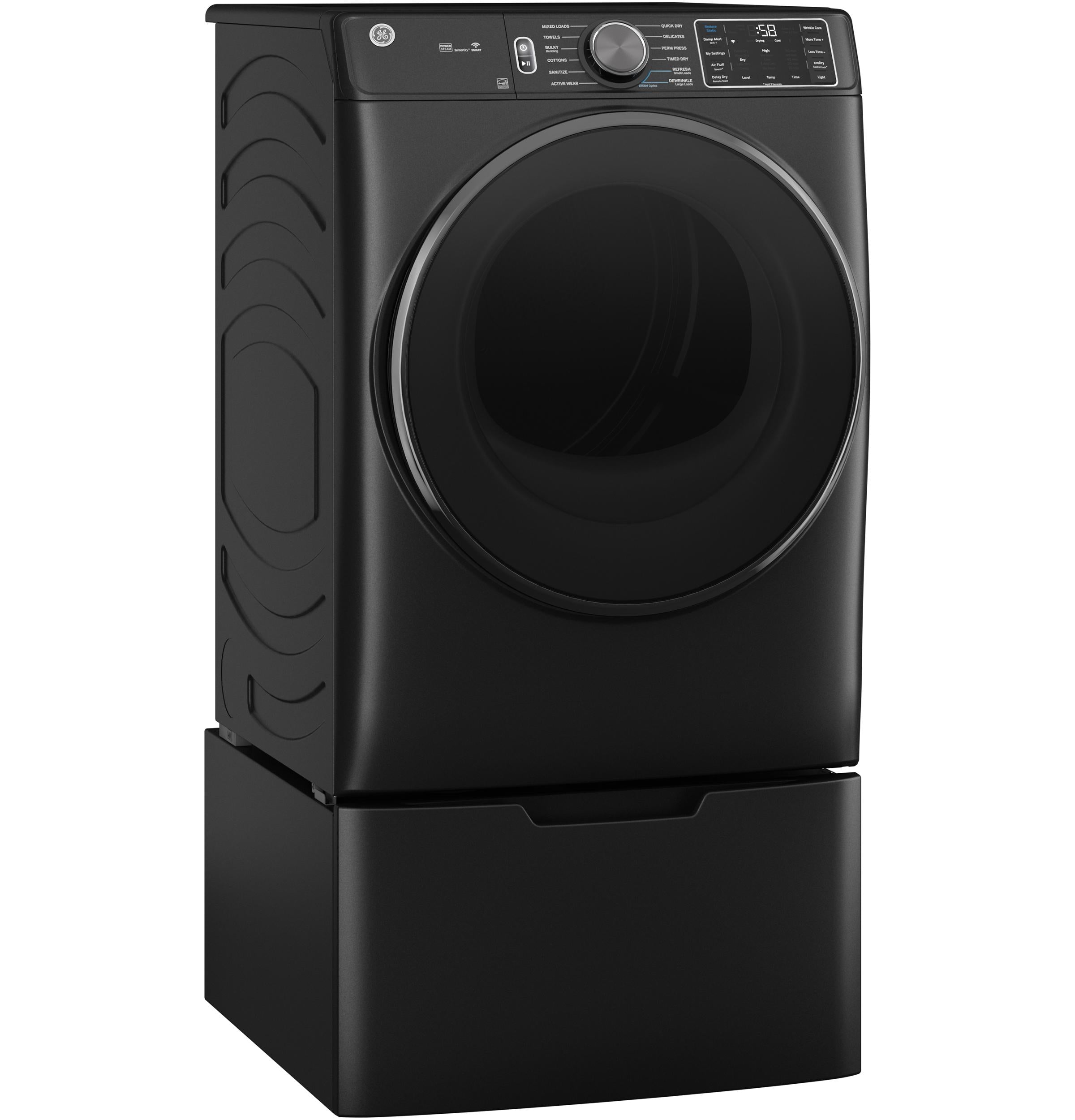 Ge Appliances GFD65GSPVDS Ge® 7.8 Cu. Ft. Capacity Smart Front Load Gas Dryer With Steam And Sanitize Cycle