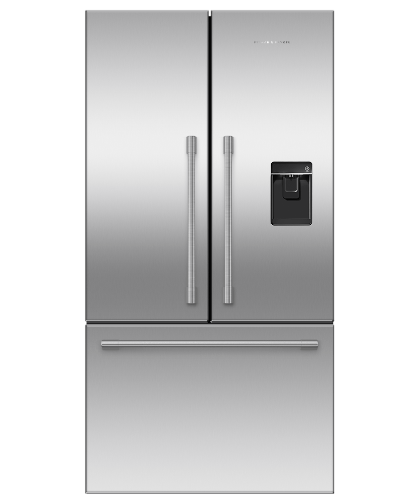 Fisher & Paykel RF201AHUSX1 Freestanding French Door Refrigerator Freezer, 36