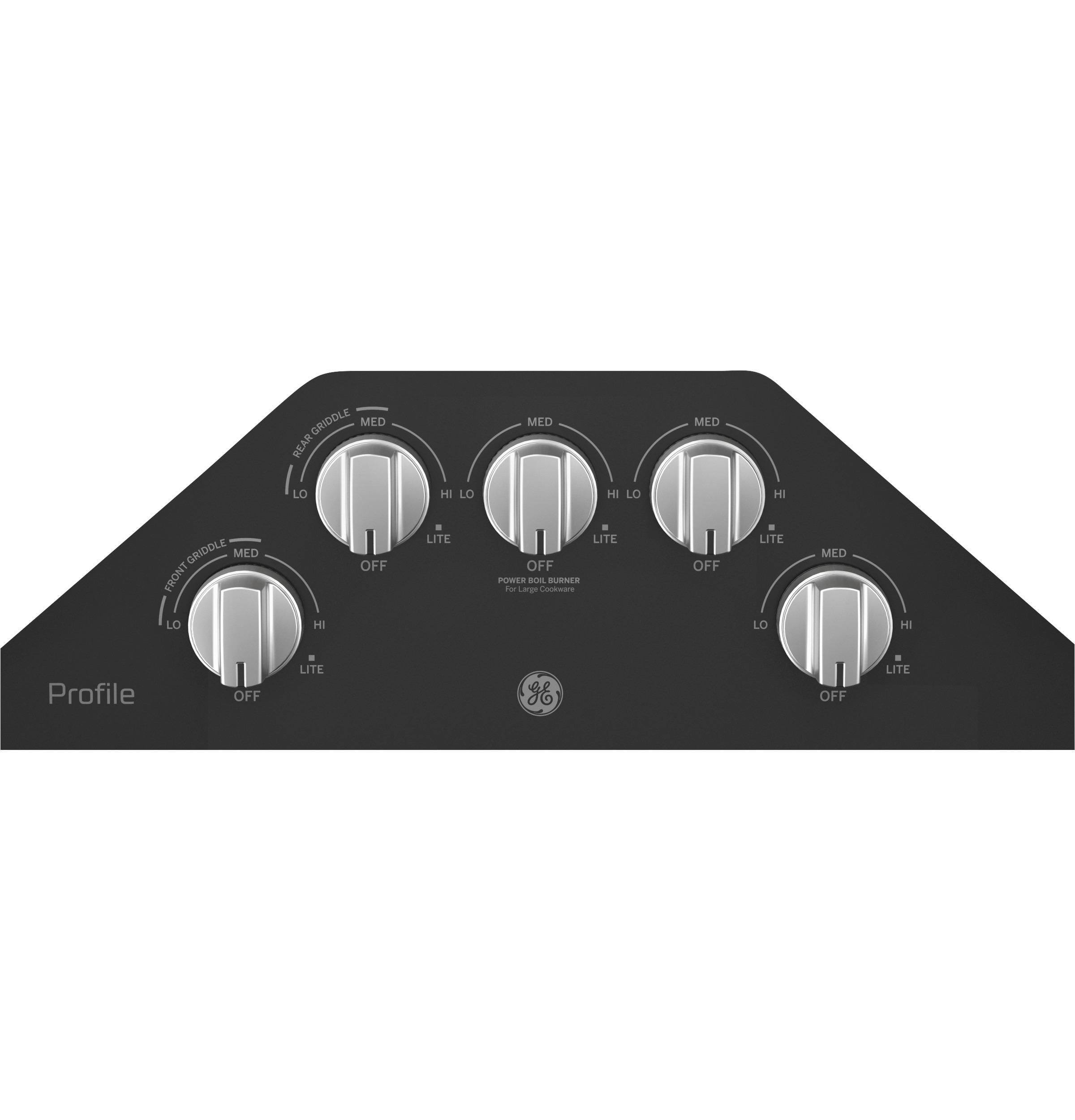 Ge Appliances PGP7030DLBB Ge Profile™ 30" Built-In Gas Cooktop With 5 Burners And Optional Extra-Large Cast Iron Griddle