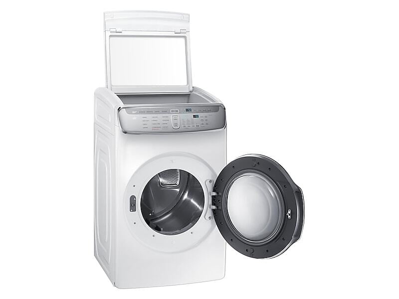 Samsung DVG60M9900W 7.5 Cu. Ft. Smart Gas Dryer With Flexdry™ In White