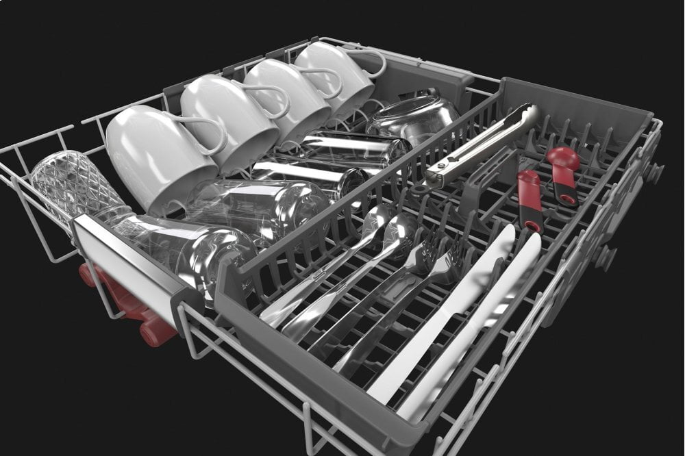Kitchenaid KDTM604KBS 44 Dba Dishwasher In Printshield™ Finish With Freeflex™ Third Rack - Black Stainless Steel With Printshield™ Finish