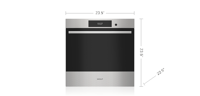 Wolf SO2450TEST 24" E Series Transitional Built-In Single Oven 24"