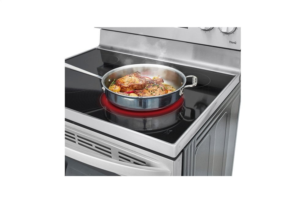 Lg LREL6323S 6.3 Cu Ft. Smart Wi-Fi Enabled Fan Convection Electric Range With Air Fry & Easyclean®