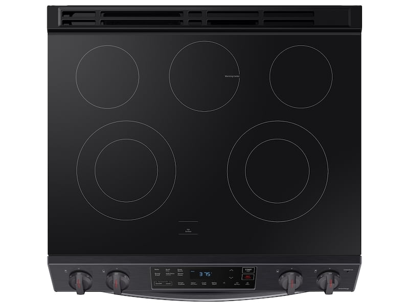 Samsung NE63T8111SG 6.3 Cu Ft. Front Control Slide-In Electric Range With Wi-Fi In Black Stainless Steel