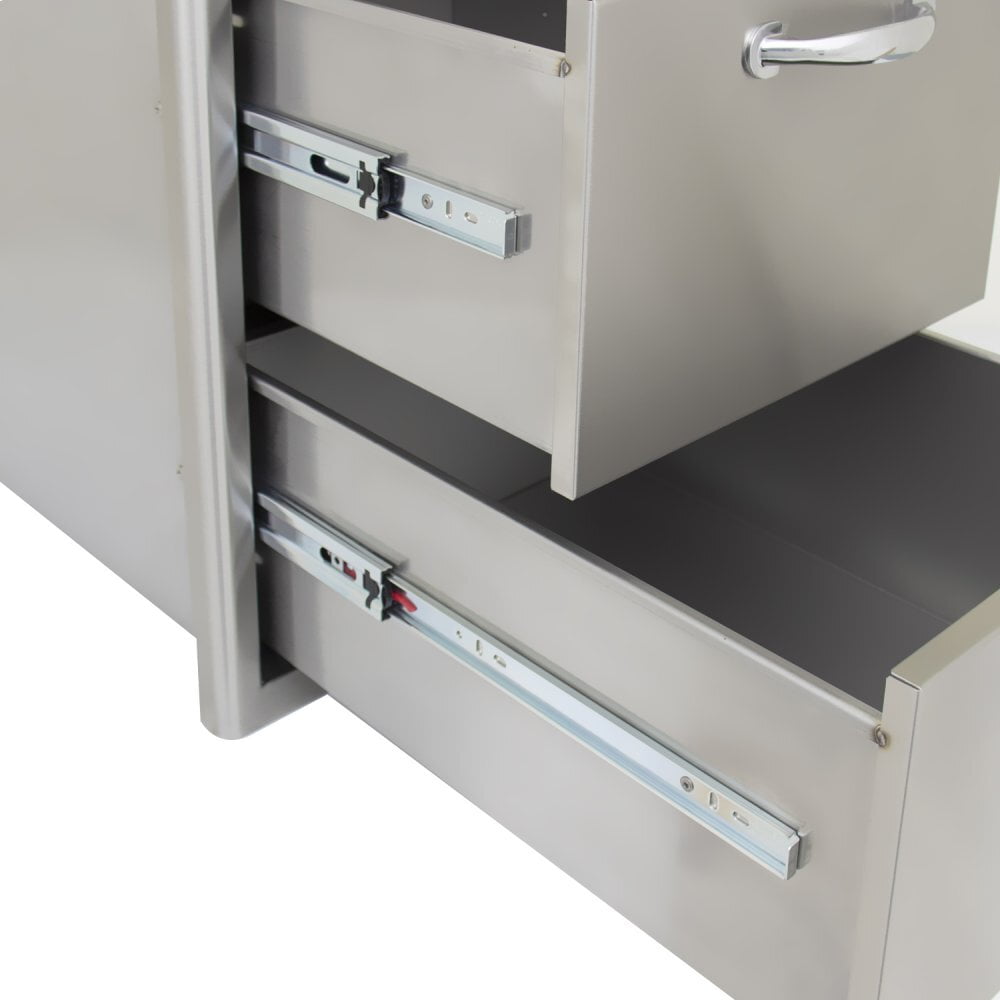 Blaze Grills BLZDRW2R Blaze 16 Inch Double Access Drawer