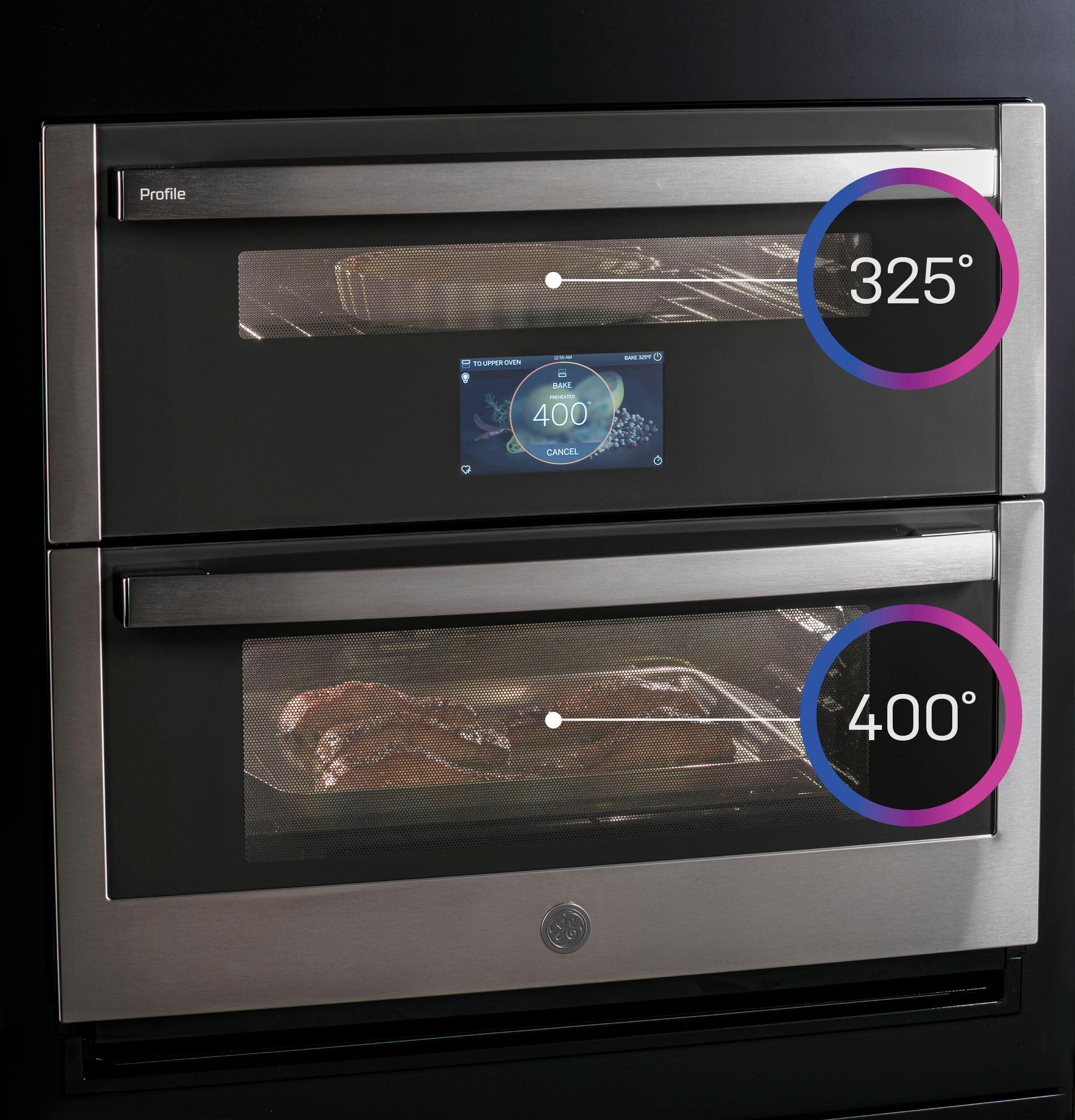 Ge Appliances PTS9200SNSS Ge Profile™ 30" Smart Built-In Twin Flex Convection Wall Oven