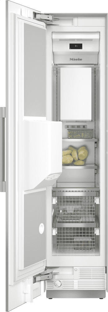 Miele F2471SF Stainless Steel - Mastercool™ Freezer Integrated Icemaker Features Separate Water And Ice Dispensers.