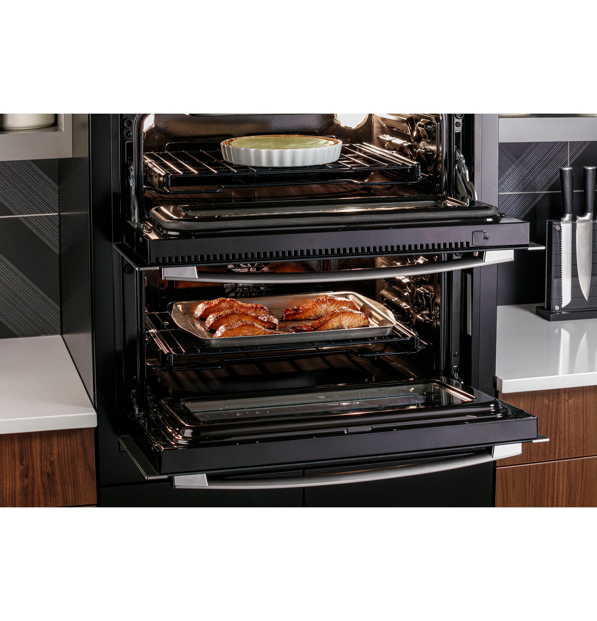 Ge Appliances PTS9200SNSS Ge Profile™ 30" Smart Built-In Twin Flex Convection Wall Oven