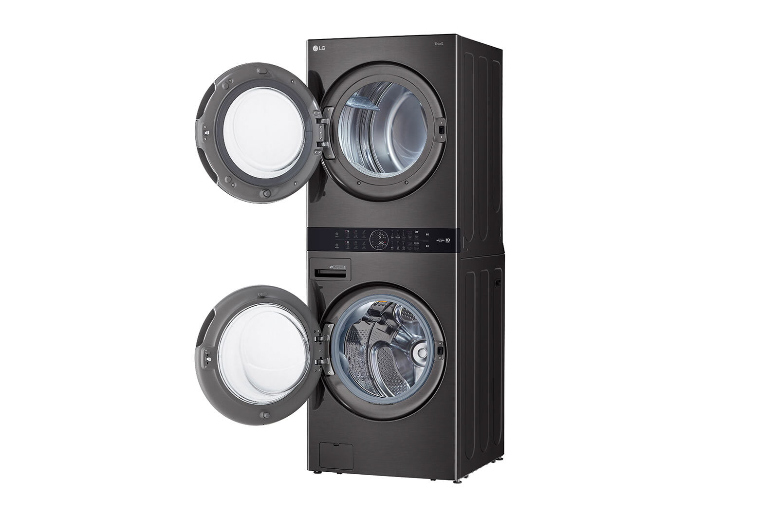 Lg WKGX201HBA Single Unit Front Load Lg Washtower™ With Center Control™ 4.5 Cu. Ft. Washer And 7.4 Cu. Ft. Gas Dryer