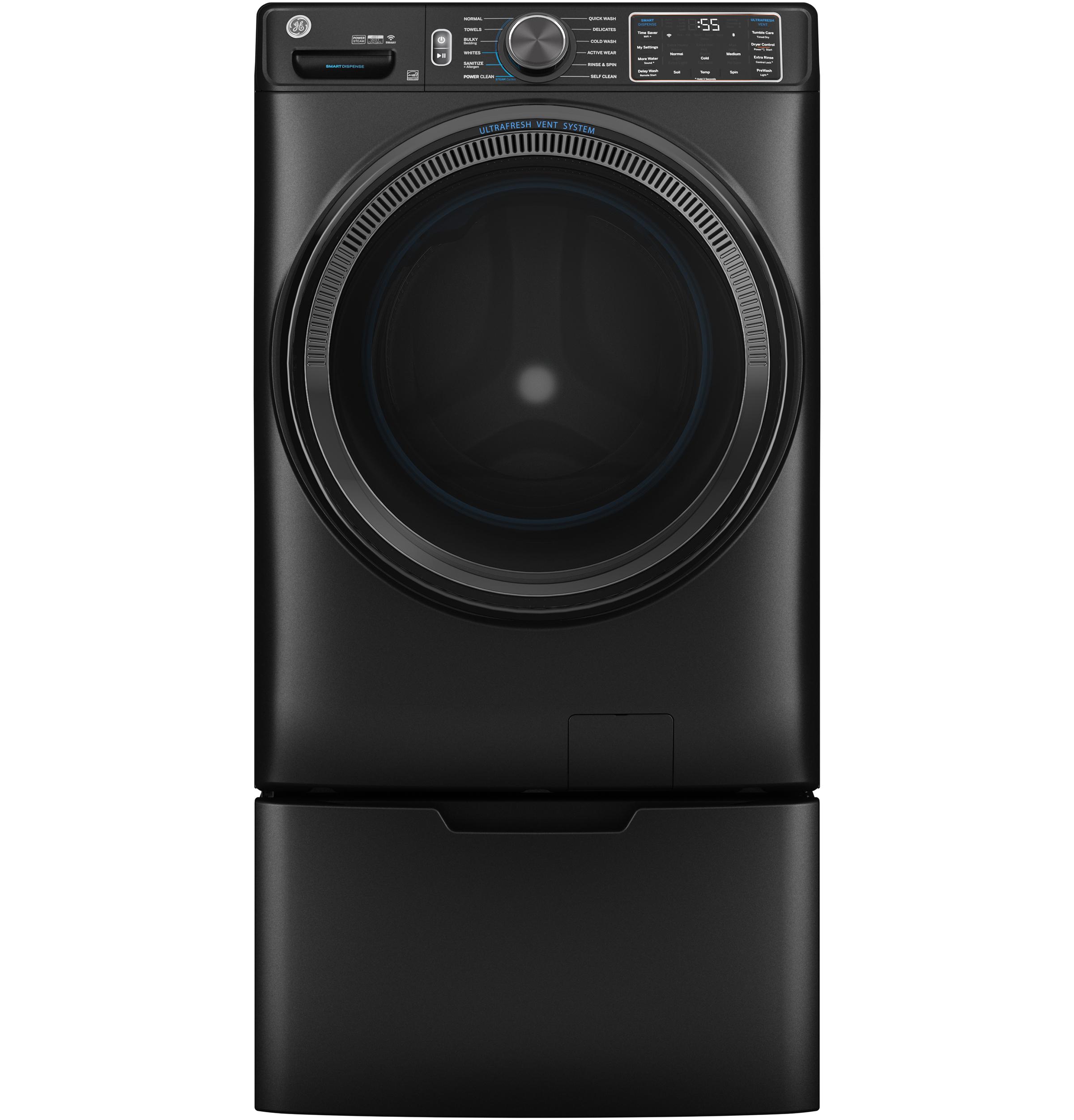 Ge Appliances GFW655SPVDS Ge® 5.0 Cu. Ft. Capacity Smart Front Load Energy Star® Steam Washer With Smartdispense™ Ultrafresh Vent System With Odorblock™ And Sanitize + Allergen