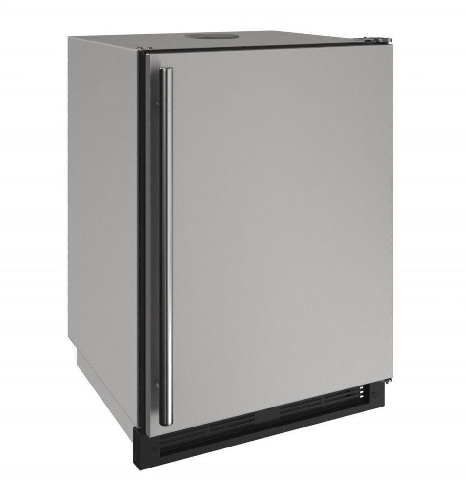 U-Line U1224KEGRSOD00A 1000 Series 24" Outdoor Keg Refrigerator With Stainless Solid Finish And Field Reversible Door Swing (115 Volts / 60 Hz)