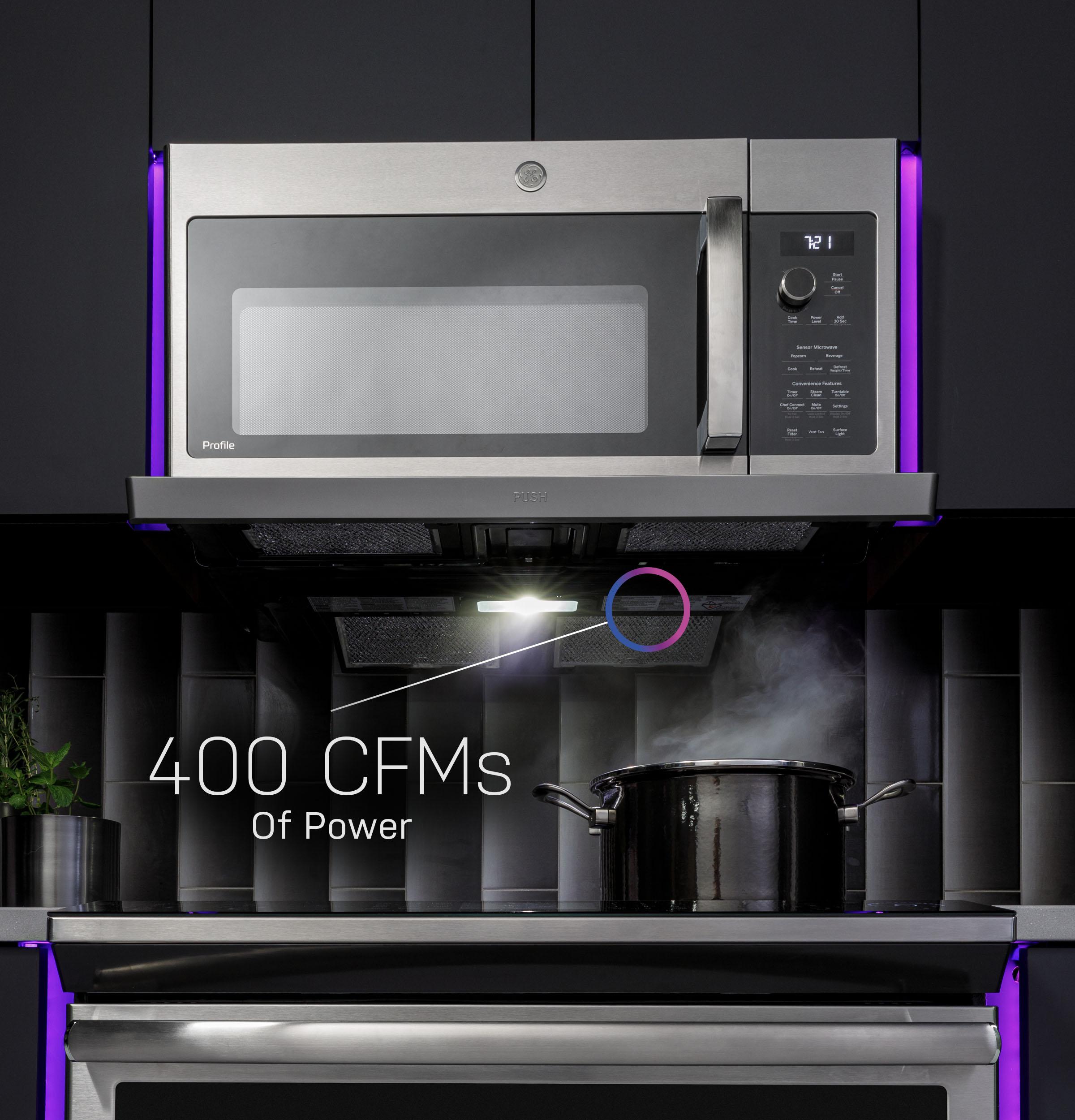 Ge Appliances PVM9225SRSS Ge Profile™ 2.2 Cu. Ft. Over-The-Range Sensor Microwave Oven
