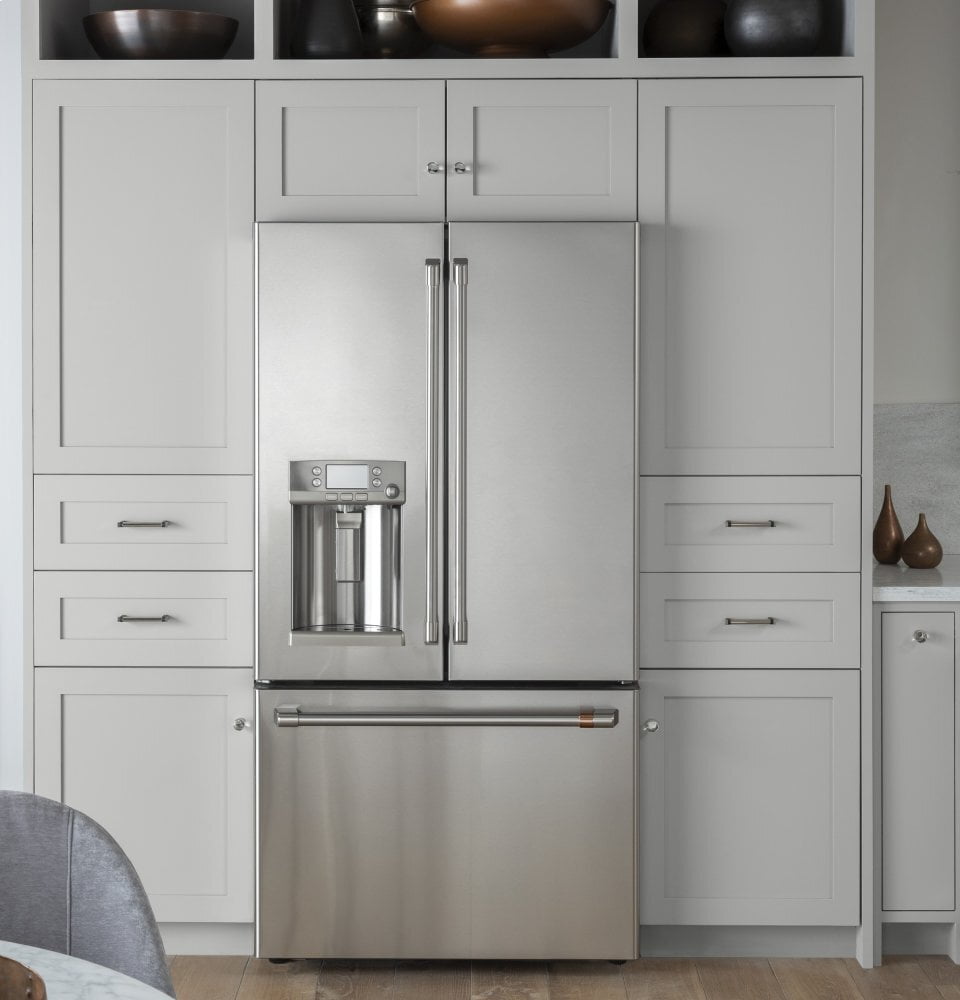 Cafe CFE28UP2MS1 Café Energy Star® 27.8 Cu. Ft. Smart French-Door Refrigerator With Keurig® K-Cup® Brewing System