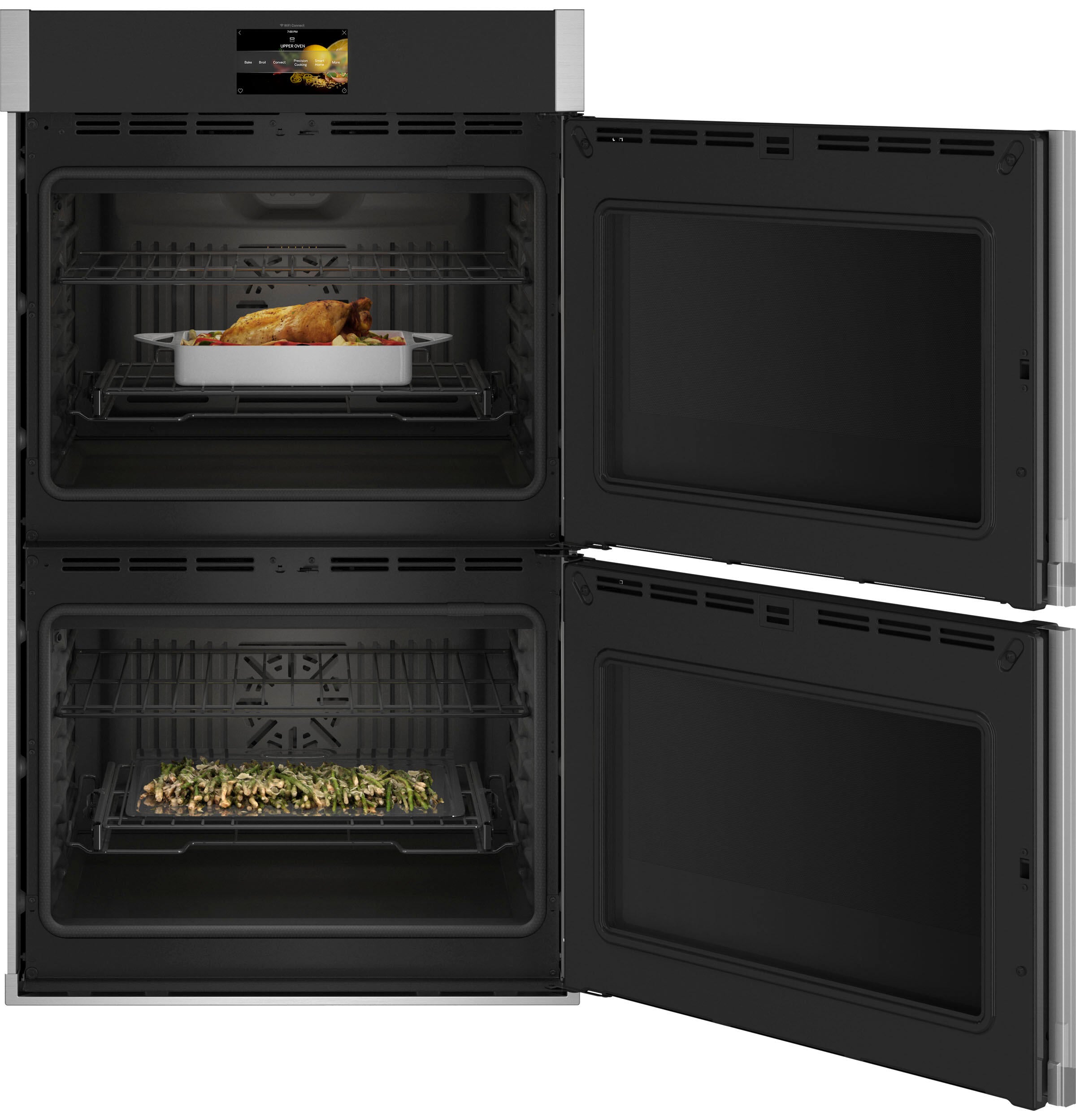 Ge Appliances PTD700RSNSS Ge Profile™ 30" Smart Built-In Convection Double Wall Oven With Right-Hand Side-Swing Doors