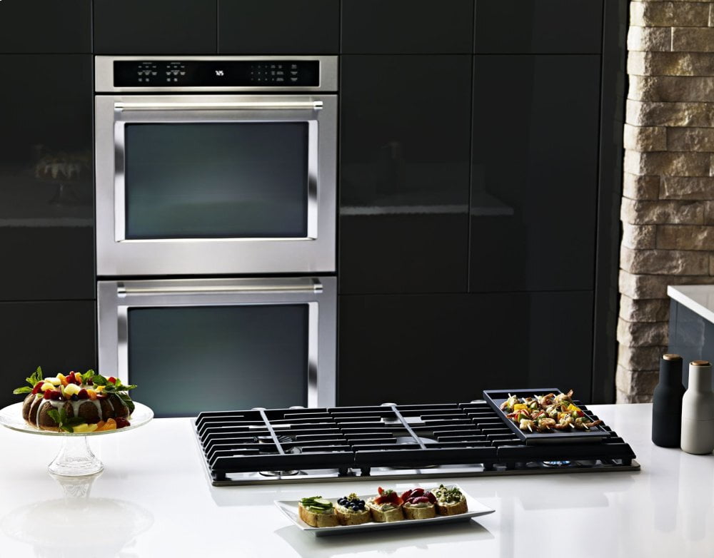 Kitchenaid KCGS956ESS 36" 5-Burner Gas Cooktop With Griddle - Stainless Steel