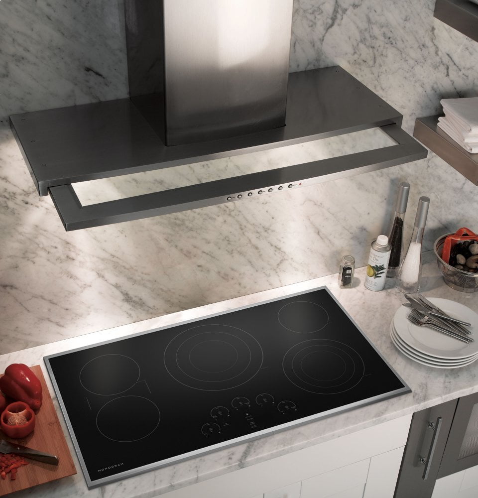 Monogram ZEU36RSJSS Monogram 36" Touch Control Electric Cooktop
