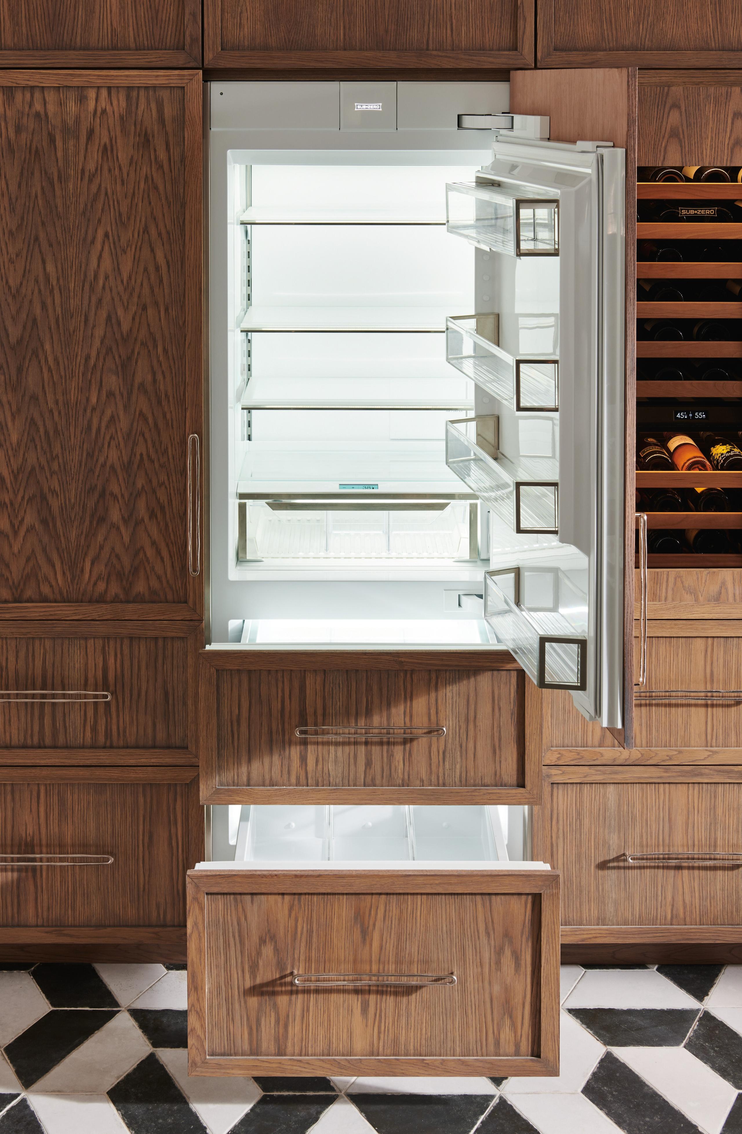 Sub-Zero DET3050RL 30" Designer Over-And-Under Refrigerator - Panel Ready