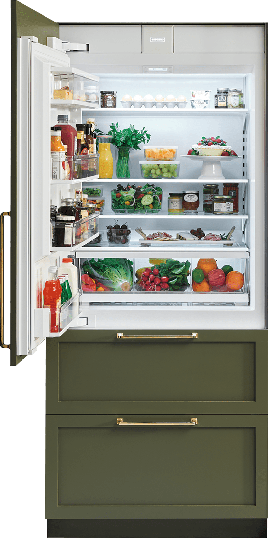 Sub-Zero IT36CIIDLH 36" Designer Over-And-Under Refrigerator/Freezer With Internal Dispenser And Ice Maker - Panel Ready