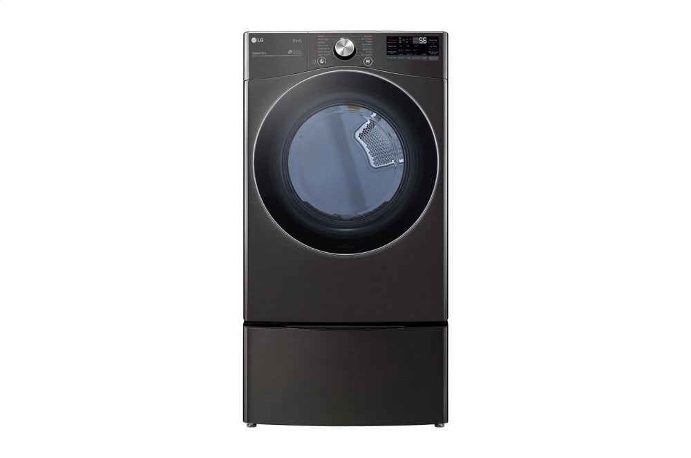 Lg DLGX4201B 7.4 Cu. Ft. Ultra Large Capacity Smart Wi-Fi Enabled Front Load Gas Dryer With Turbosteam™ And Built-In Intelligence