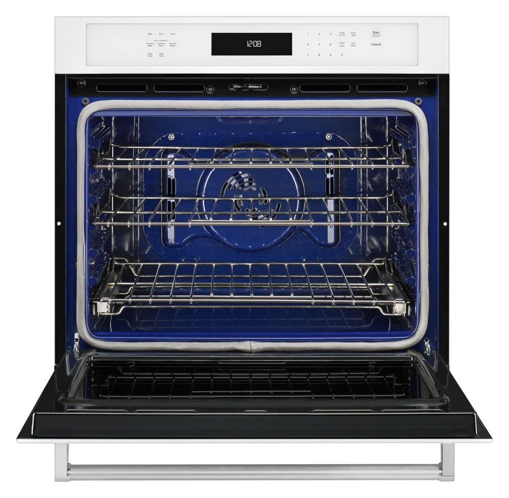 Kitchenaid KOSE500EWH 30" Single Wall Oven With Even-Heat™ True Convection - White