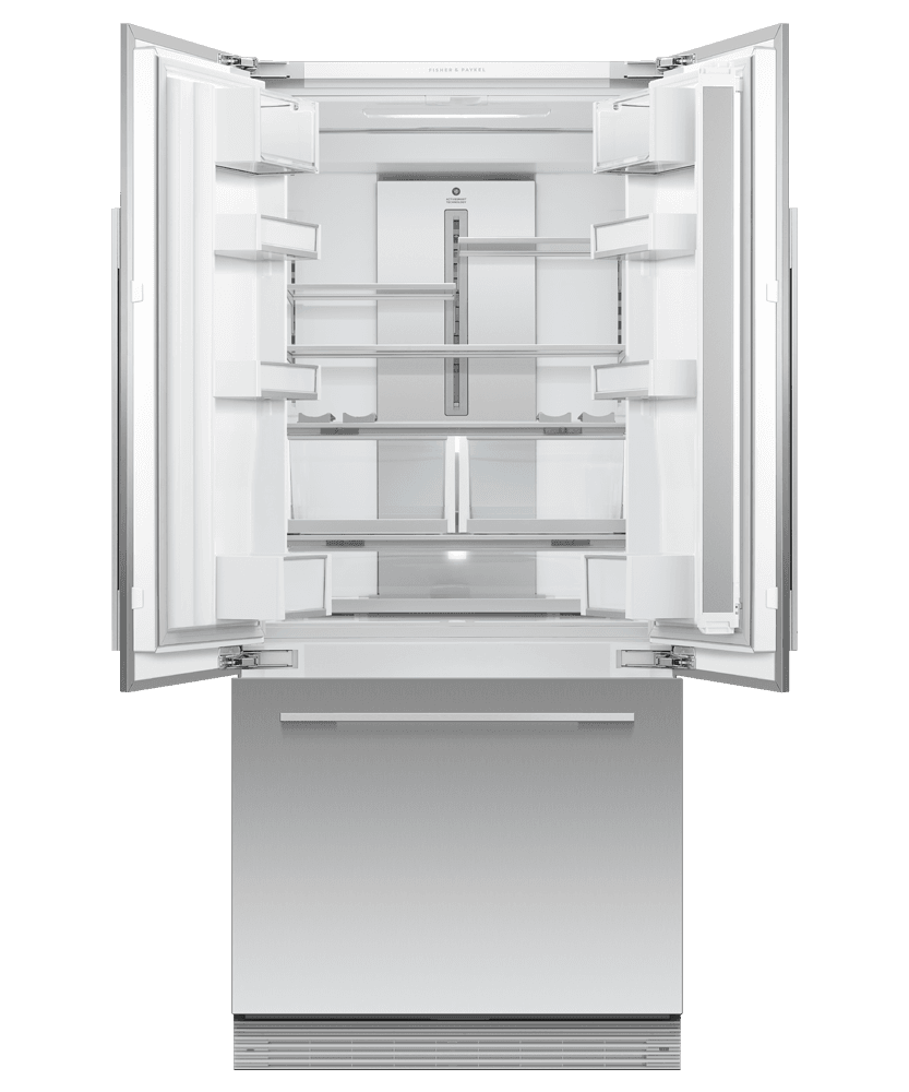 Fisher & Paykel RS32A72U1 Integrated French Door Refrigerator Freezer, 32", Ice & Water