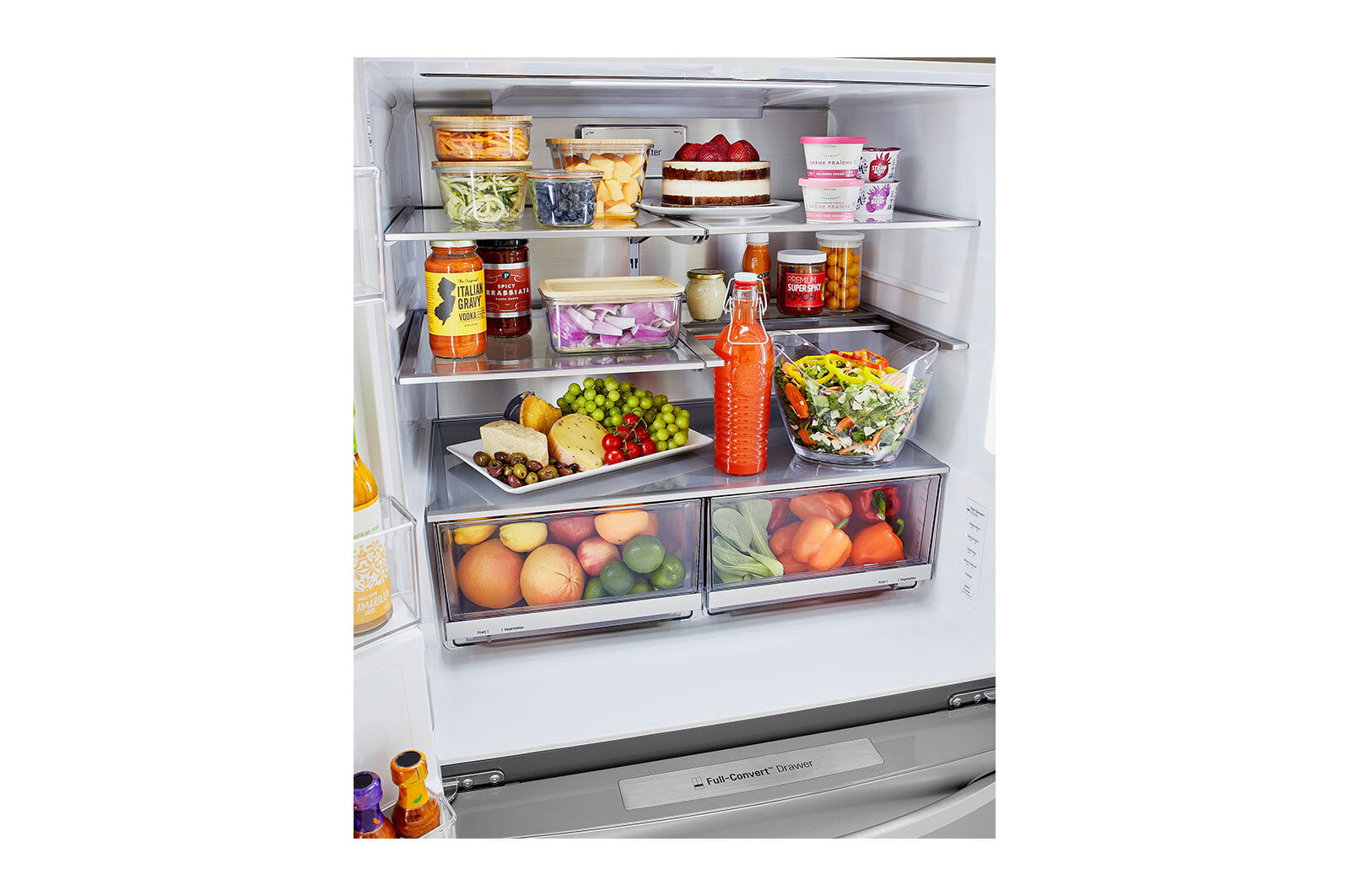 Lg LRMVC2306S 23 Cu. Ft. Smart Wi-Fi Enabled Instaview™ Door-In-Door® Counter-Depth Refrigerator With Craft Ice™ Maker