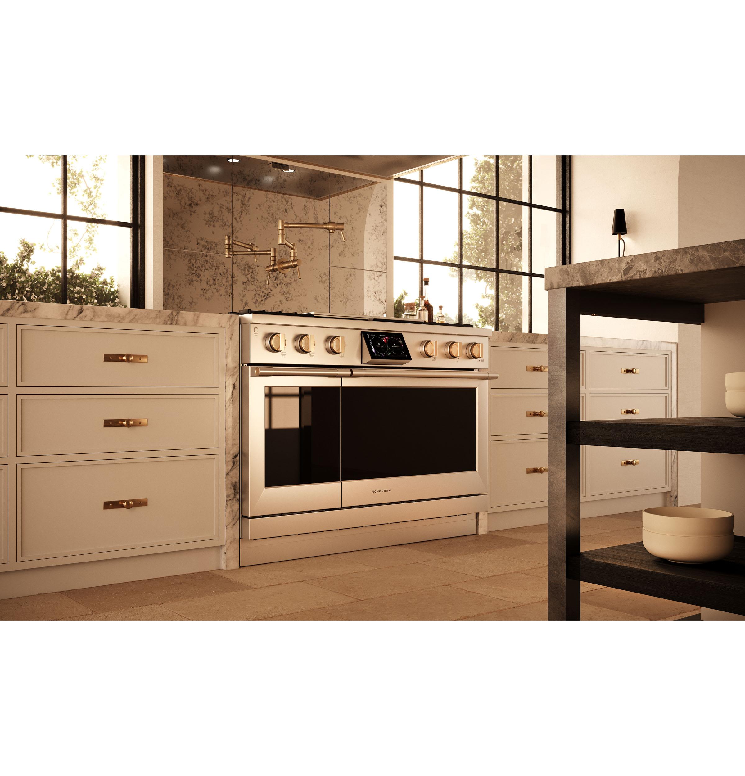 Monogram ZDP484NGTSS Monogram 48" Dual-Fuel Professional Range With 4 Burners, Grill, And Griddle