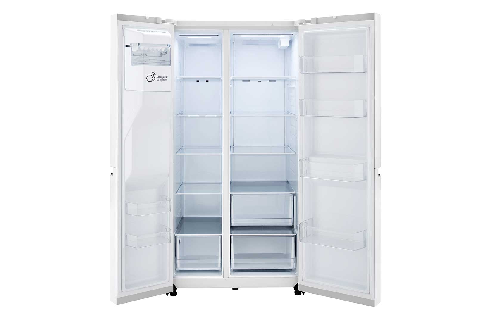 Lg LRSXS2706W 27 Cu. Ft. Side-By-Side Refrigerator With Smooth Touch Ice Dispenser