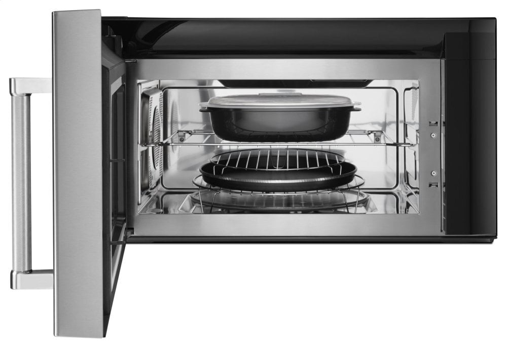 Kitchenaid KMHC319KPS 30" 1000-Watt Microwave Hood Combination With Convection Cooking - Printshield Stainless